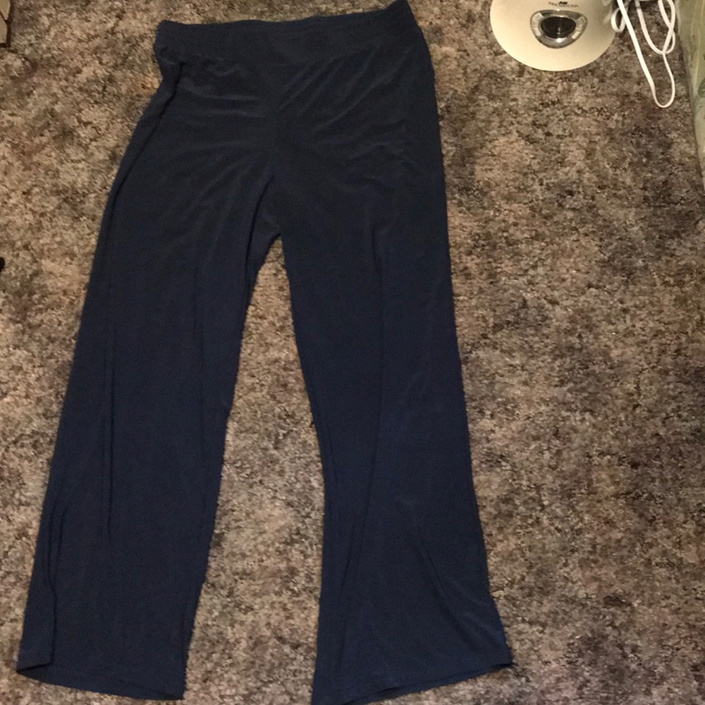 Iman navy XL slacks NWOT